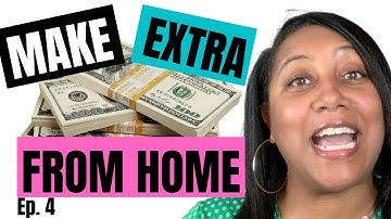 5 EASY Ways to Make EXTRA MONEY  From HOME | Single Mom Life