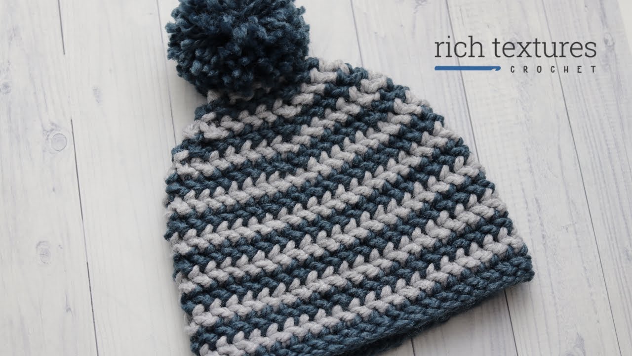 One Hour Beanie Crochet Pattern | Rich 