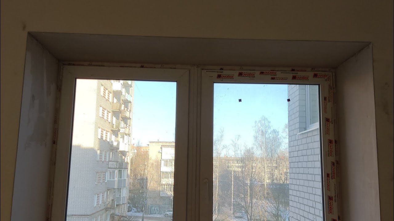 Штукатурка Откоса//штукатурка оконного проёма верхнего откоса толщина ...