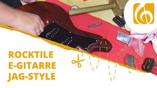 Rocktile E-Gitarren Bausatz JAG-Style Zusammenbau
