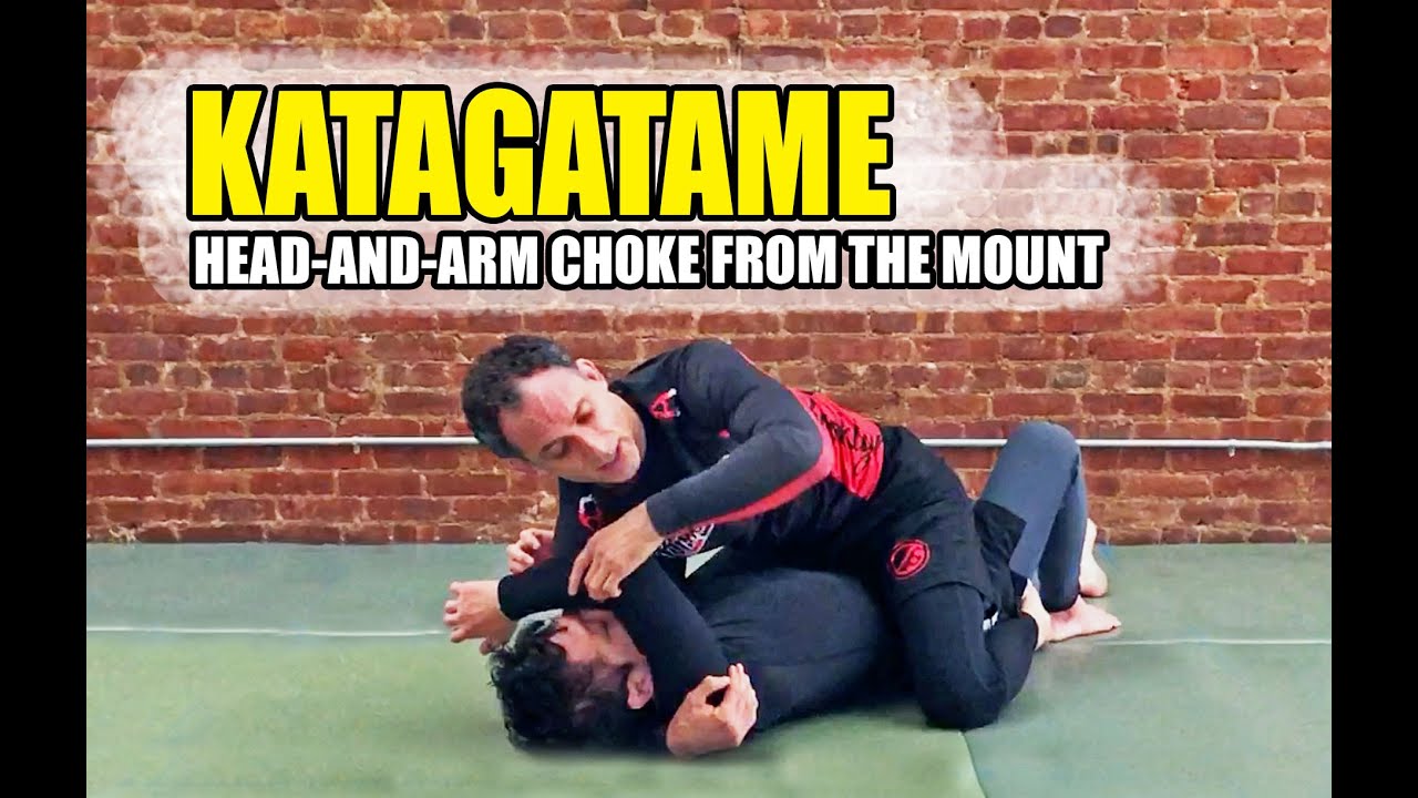 Katagatame (Head and Arm Choke) from Mount - No Gi BJJ / Jiu-Jitsu ...