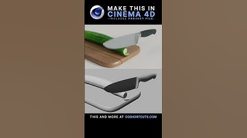 Cutting Things in Cinema 4D 🔪Tutorial + Project File