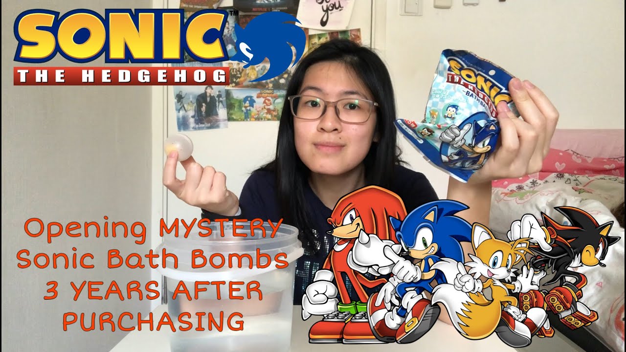 Opening Mystery Sonic Bath Bombs 3 YEARS AFTER PURCHASING - YouTube