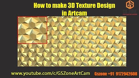 How to make Hexagon Texture in Artcam #gszone #+919172942608 #3D #Design #Texture