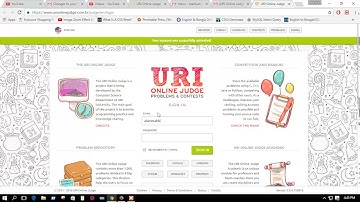 create new uri online judge user account in bangla