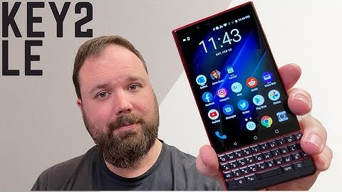 BlackBerry KEY2 LE in 2021 - Atomic Red Edition!