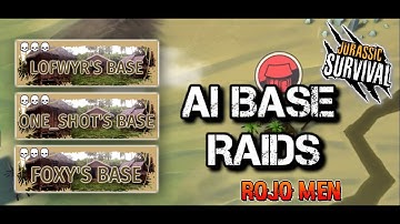 JURASSIC SURVIVAL | AI BASE RAIDS | EP.6 FULL GAMEPLAY (iOS MOBILE)