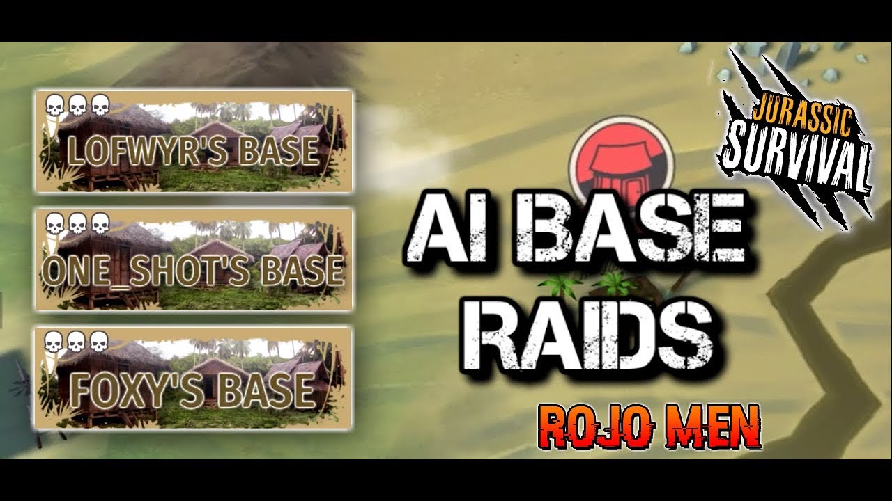 JURASSIC SURVIVAL | AI BASE RAIDS | EP.6 FULL GAMEPLAY (iOS MOBILE)