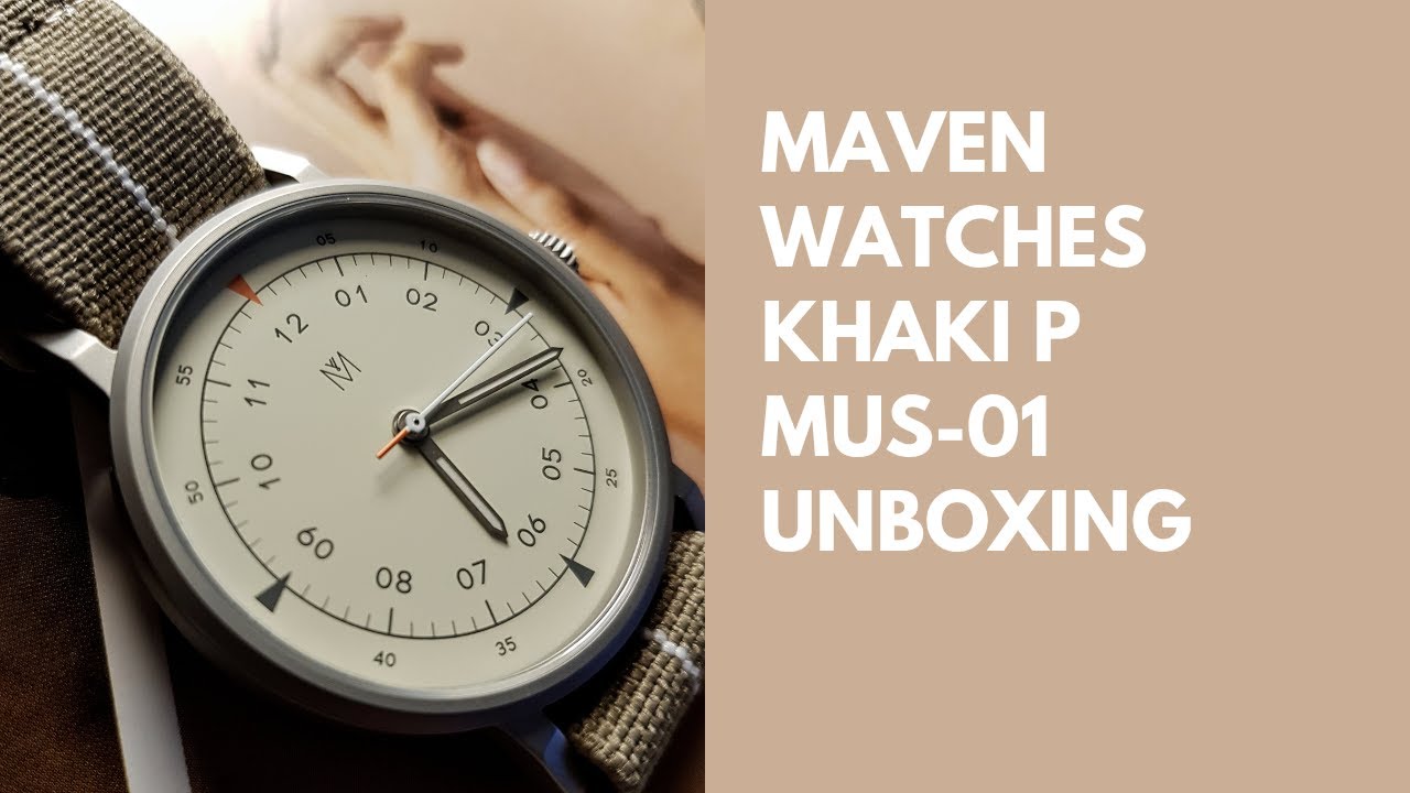 Maven Watches Khaki P Review - New Labels Only