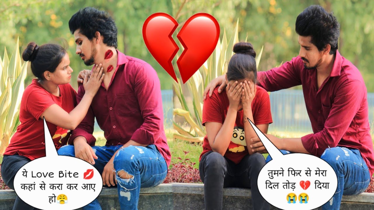 Love Bite 💋 Prank On Girlfriend | Gone Extremely Wrong 😤 | Ak Prank Tv ...