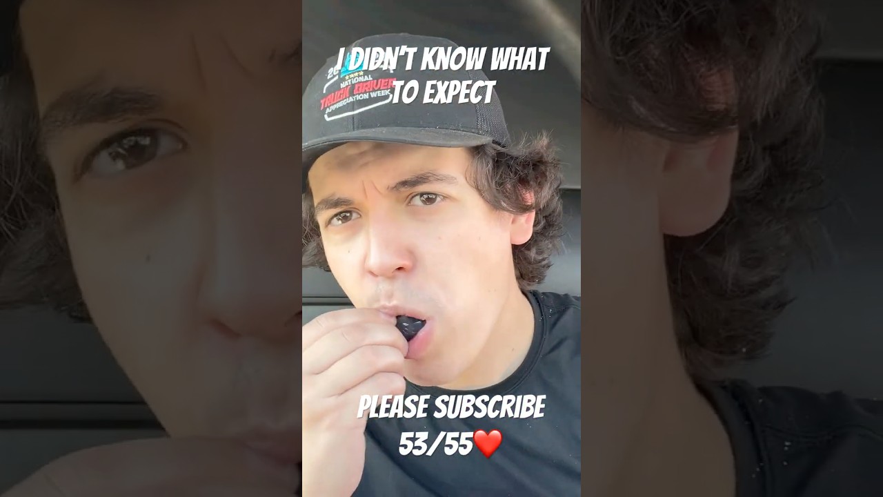 Trying the popping jelly fruit 🤣 full video on my channel