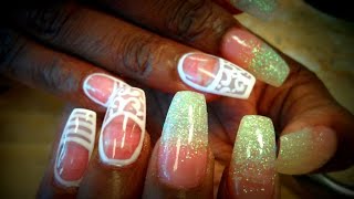 coffin acrylic nails shape tutorial