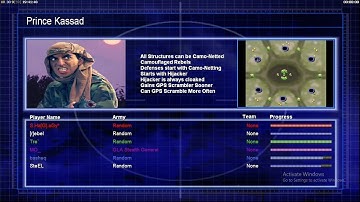 C&C Generals Zero Hour online  (GLA STEALTH) FFA DEFCON PRO RULES