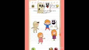 Brain test All-star :IQ Boost  #level141 How many real ghosts are there