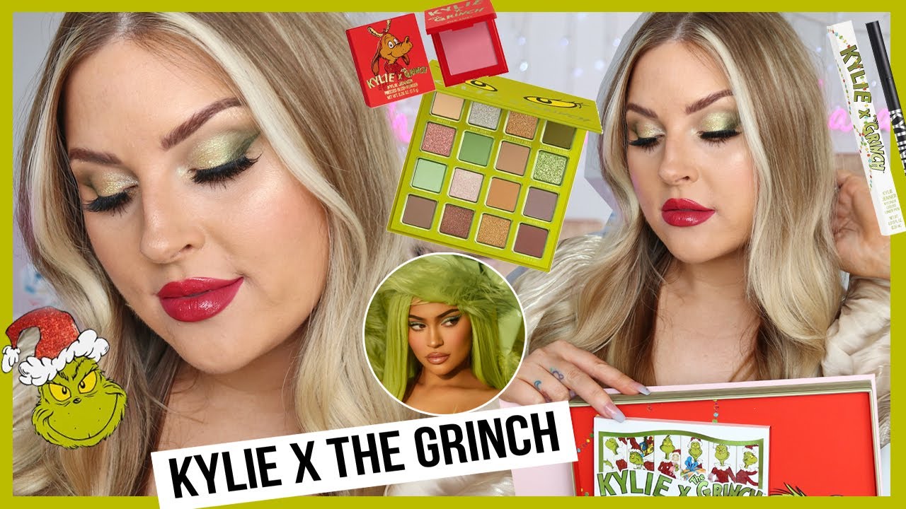 Christmas Holiday Tutorial ft KYLIE X THE GRINCH 🎅🏻 best collection
