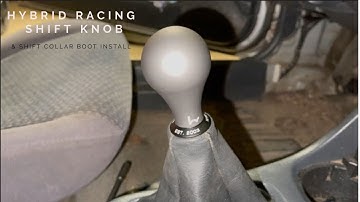 Hybrid Racing Shift Knob & Shift Collar Boot Install | 1998 Civic Hatchback