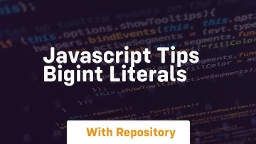 Javascript tips bigint literals