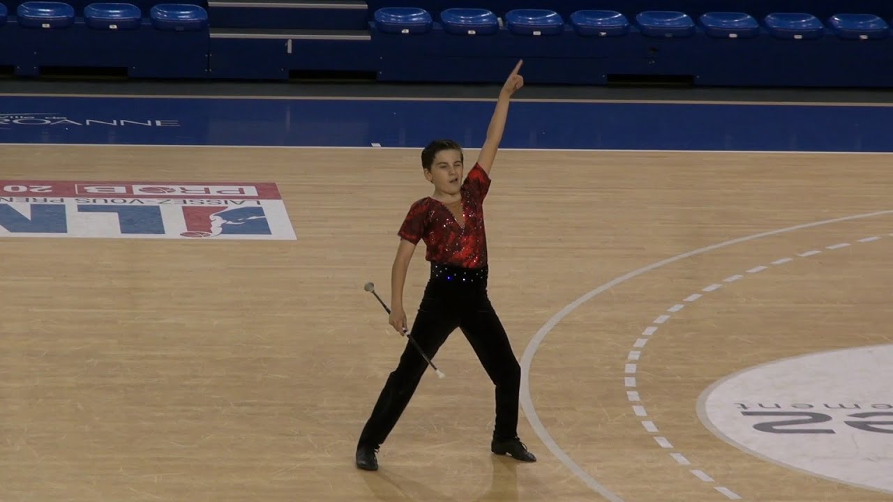 Yann GARRIC - Champion de France Masculin Minime N1 2015 de Twirling Bâton