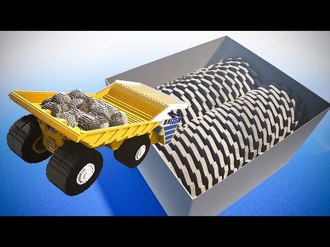 Trucks vs Giant Shredder | Teardown