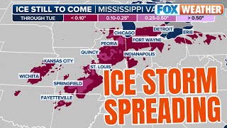 Dangerous Ice Storm Spreading From Mid-South To Midwest, Great Lakes Region