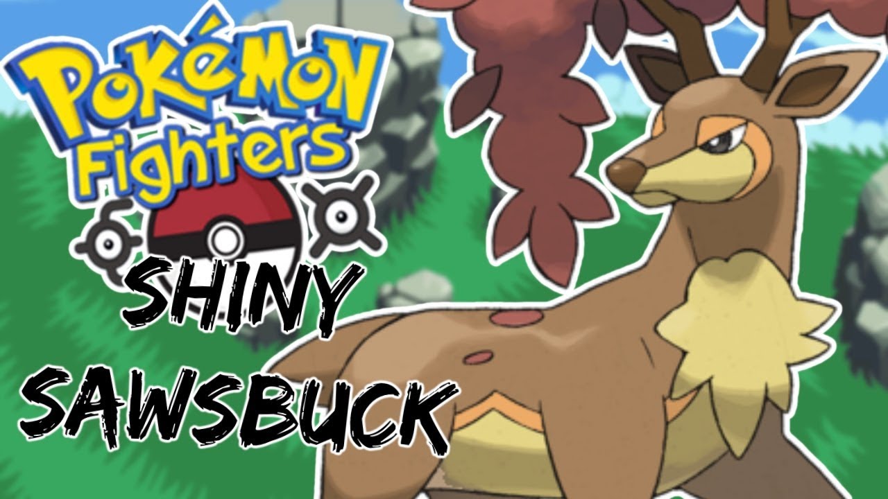 Pokemon Fighters EX SHINY SAWSBUCK! YouTube