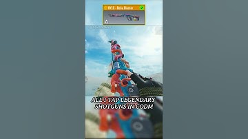 All 1 Tap Legendary Shotguns in COD Mobile #shorts #viral