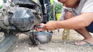 Yamaha Mio I125 S Change Oil Tutorial Using Zic Oil