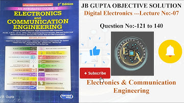 JB Gupta Digital Electronics Solution | JB Gupta Electronics & Communication Engineering Solution