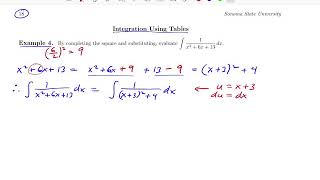 Math 211 Section 5.5 Example 4