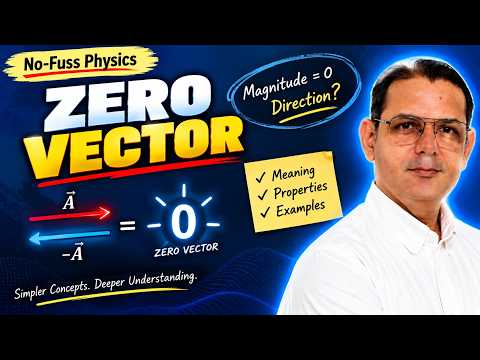 Zero Vector Explained | Meaning, Properties & Examples | Class 11 Physics