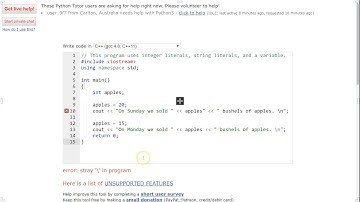 C++ Chapter 2, Section 2.4 Variables, Literals, and Assignment Statements - Gaddis