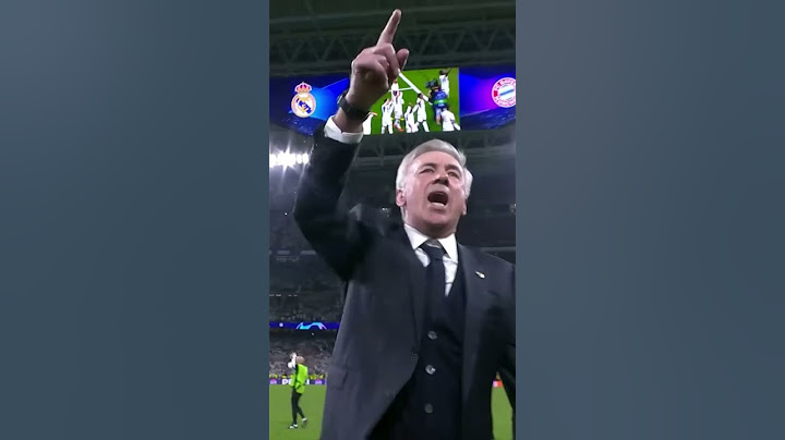 Don Carlo singing Hala Madrid 🎶🇪🇸 #ucl #football #realmadrid