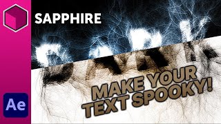Modern Design & Typography Techniques with the Boris FX Suite: Spooky Horror Text with Sapphire