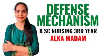 Defense Mechanism II B Sc Nursing 3rd Year II Mental Health Nursing II