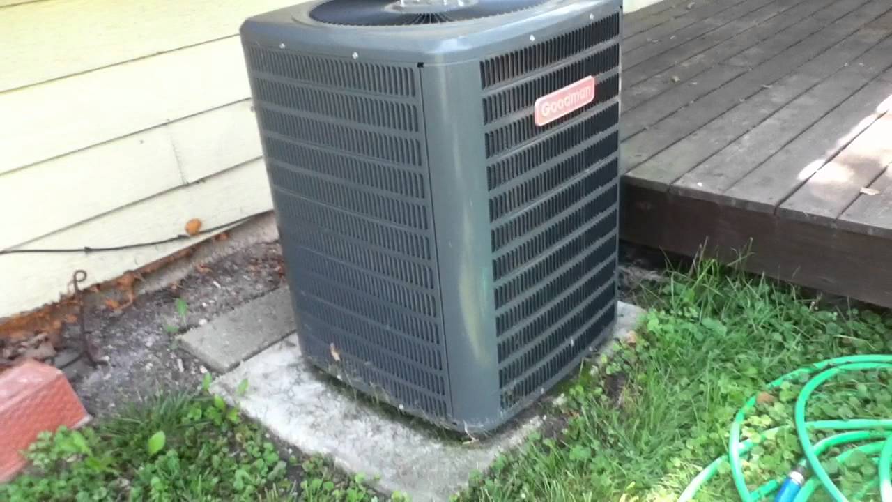 2006 Goodman GSC13 Air Conditioner Running - YouTube