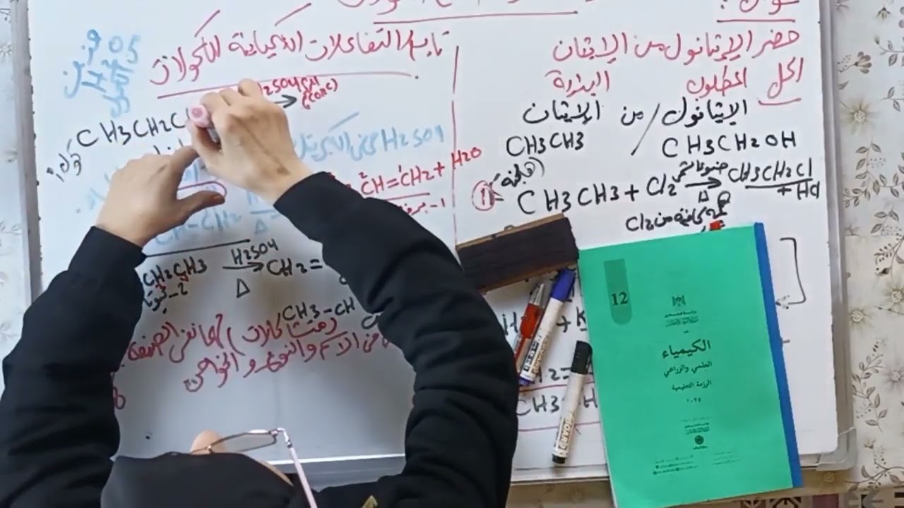 مادة الكيمياء توجيهي فلسطين الكيمياء العضوية ـ الكحوليات (2)