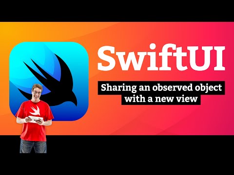 Sharing an observed object with a new view – iExpense SwiftUI Tutorial 9/11