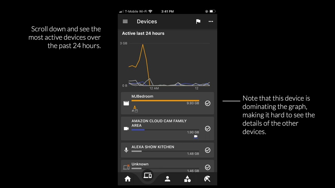 Island: Network Activity Graphs