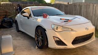 Frs gets extended front lower control arms!
