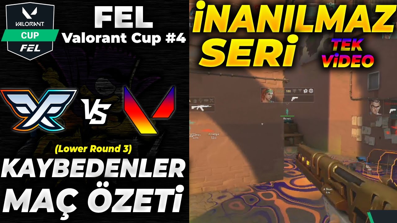 EFSANE SERİ! Fire Flux Young vs 2G4L Maç Özeti | FEL Valorant Cup #4