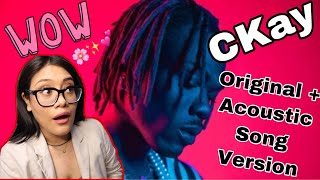 CKay - Love Nwantiti Remix + ACOUSTIC VERSION | REACTION | TIKTOK REALLY PUTS YOU ON