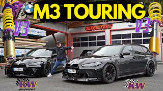 2x BMW M3 Touring G81 mit KW V3 & gepfeffert V3