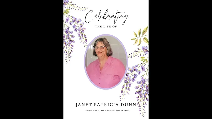 Janet Dunn Service Of Thanksgiving