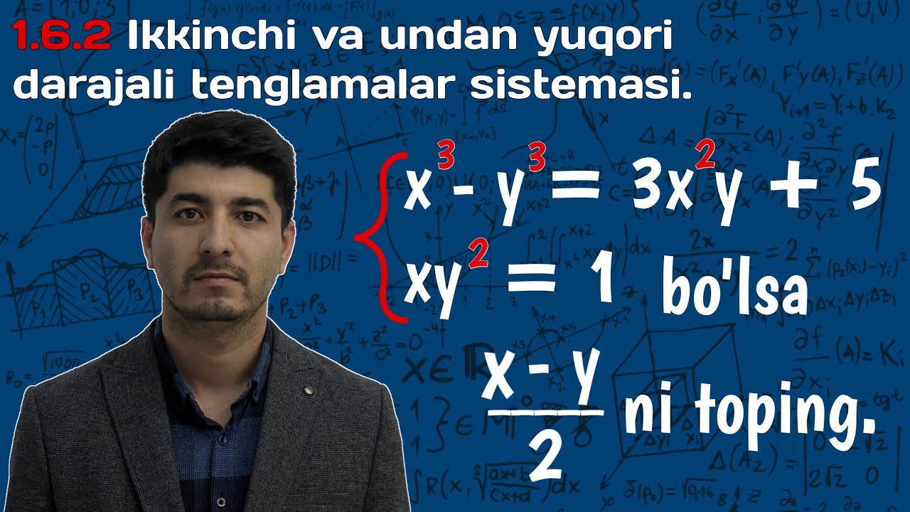 Ikkinchi va undan yuqori darajali tenglamalar sistemasi. Oq To'plam (1996 - 2007)