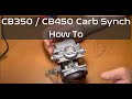 How To Synchronize Carburetors On The Honda CB350 & CB450