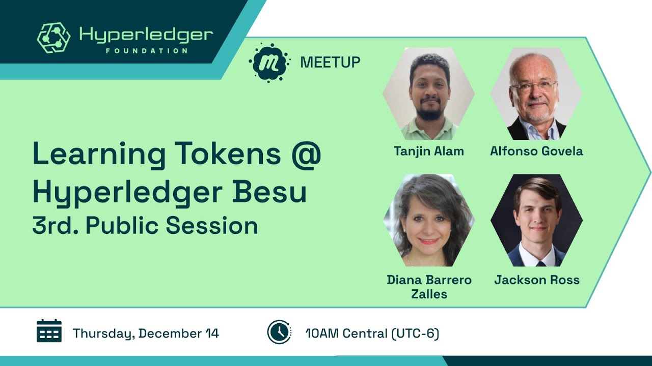 Learning Token Learning Tokens @ Hyperledger Besu - 3rd. Session - YouTube