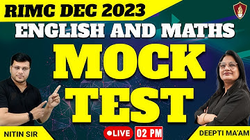 RIMC English\Maths | RIMC Online Coaching | RIMC Coaching Academy | Sukhoi Academy | RIMC Dec 2023