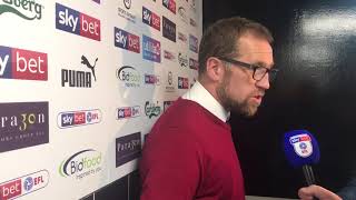 David Artell after Notts County defeat