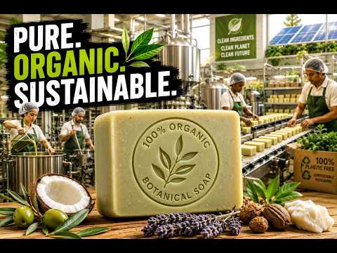 Inside The World's Most Advanced Organic Soap Factory | Full Manufacturing Process