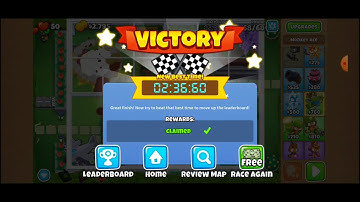 BTD6 Race Closing Time on Mobile 2:36.60